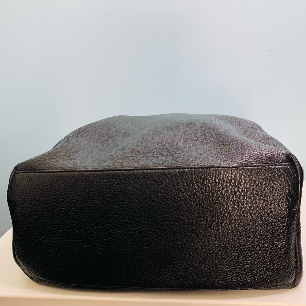Kate Spade Stevie Berkshire Road Black Leather Satchel - Picture 7 of 8